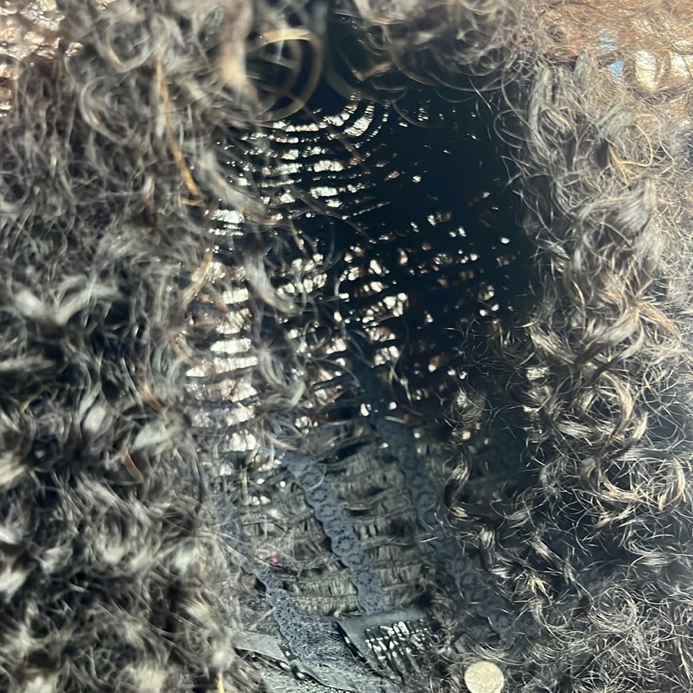 - Full curly wig 100% hauman hair - Picture 4 of 7